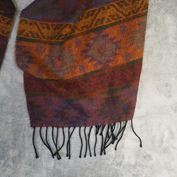 Wilsons 100% Acrylic Scarf 62" long plus 4" fringes by 15" Made in Italy - Picture 2 of 7